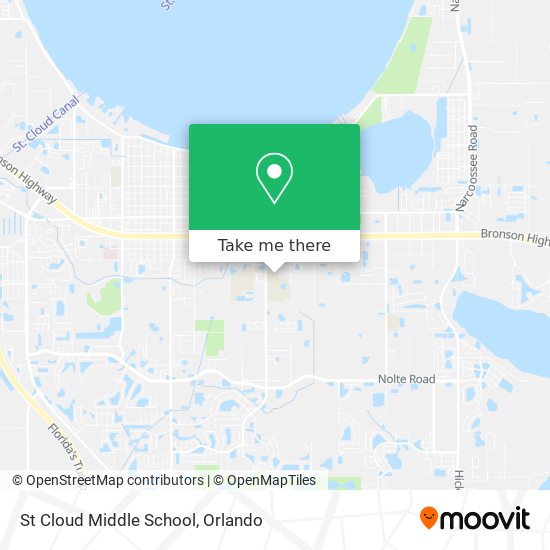 St Cloud Middle School map