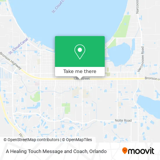A Healing Touch Message and Coach map