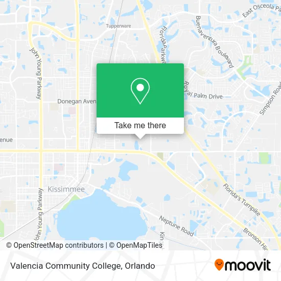 Valencia Community College map