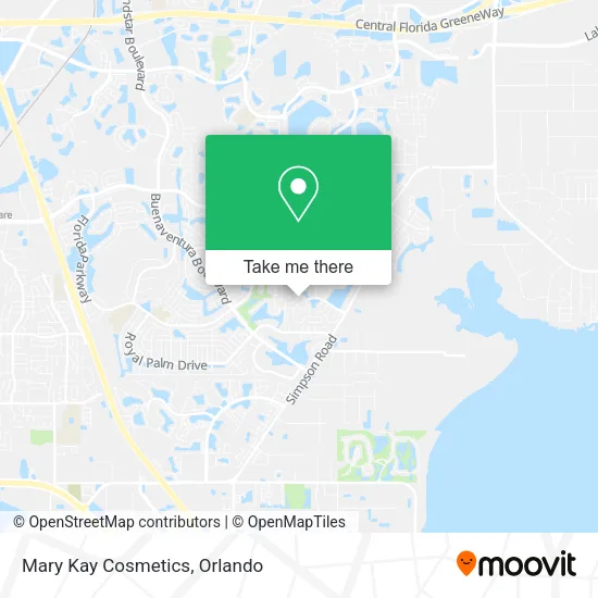 Mary Kay Cosmetics map