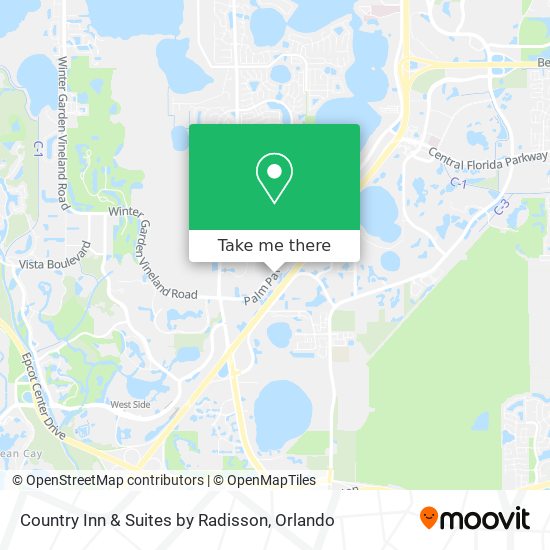 Mapa de Country Inn & Suites by Radisson
