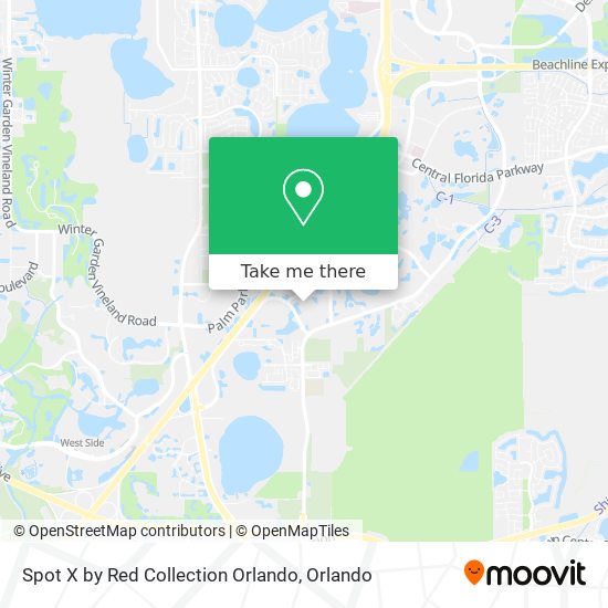 Mapa de Spot X by Red Collection Orlando