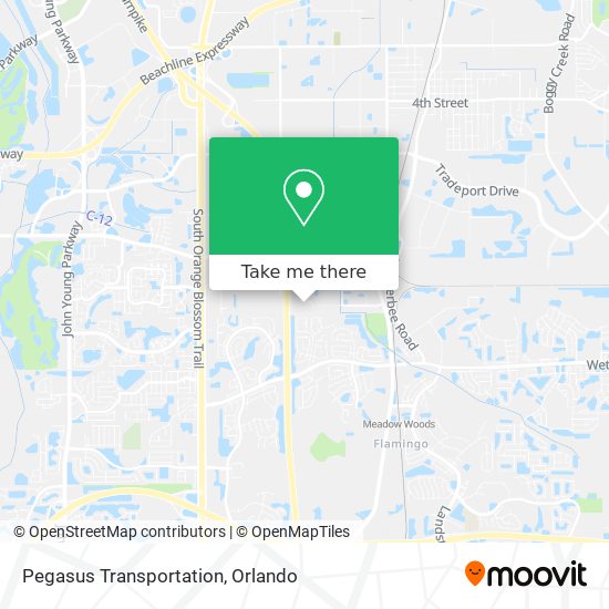 Mapa de Pegasus Transportation