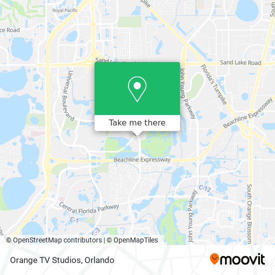 Mapa de Orange TV Studios
