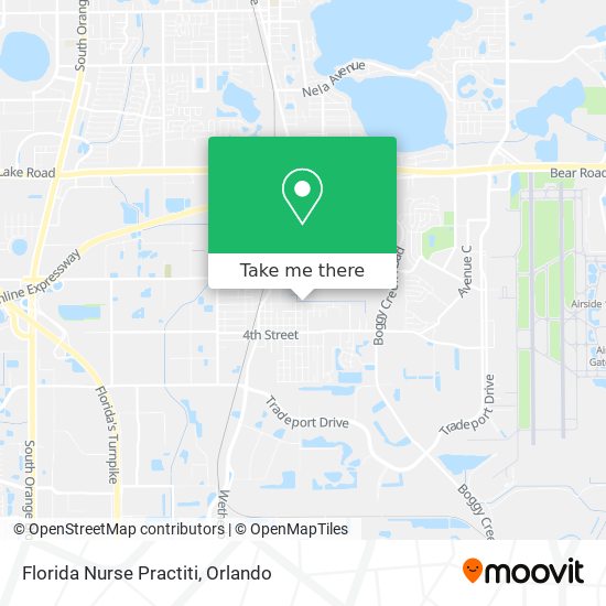 Florida Nurse Practiti map