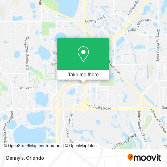 Mapa de Denny's