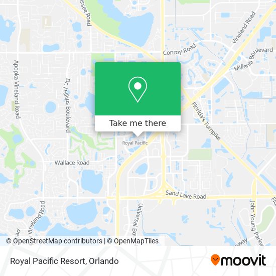 Mapa de Royal Pacific Resort