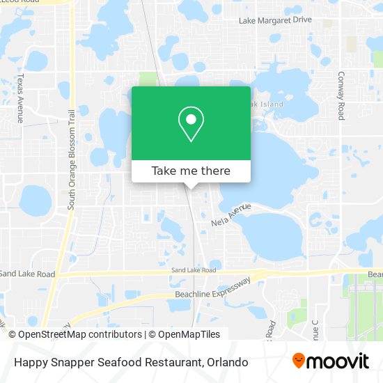 Mapa de Happy Snapper Seafood Restaurant