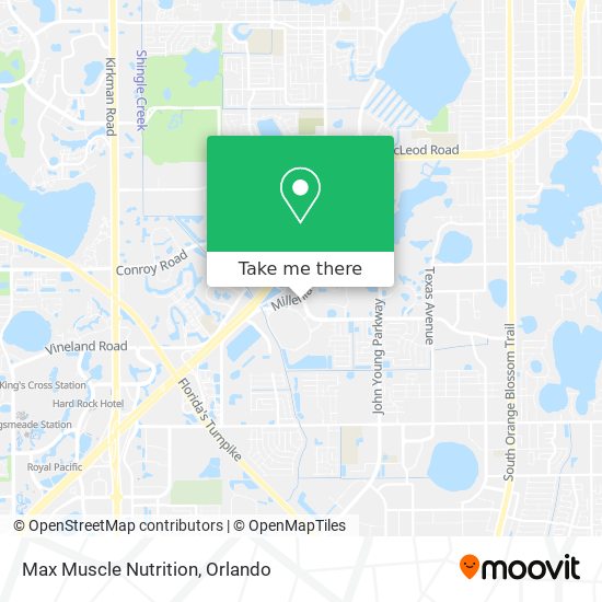 Max Muscle Nutrition map