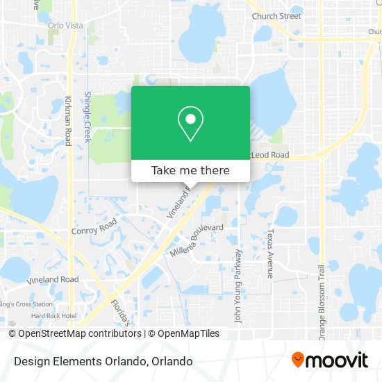 Design Elements Orlando map