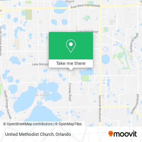 United Methodist Church map