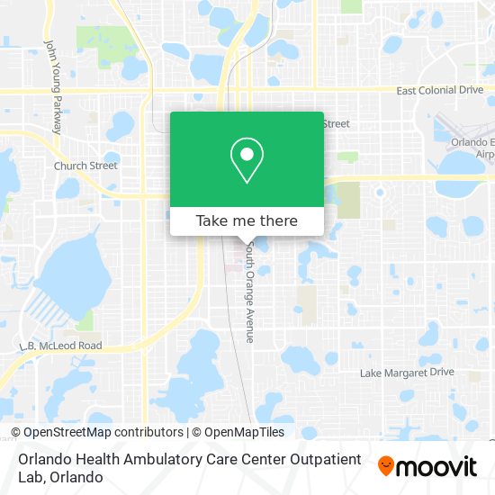 Orlando Health Ambulatory Care Center Outpatient Lab map