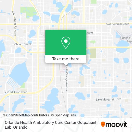 Orlando Health Ambulatory Care Center Outpatient Lab map