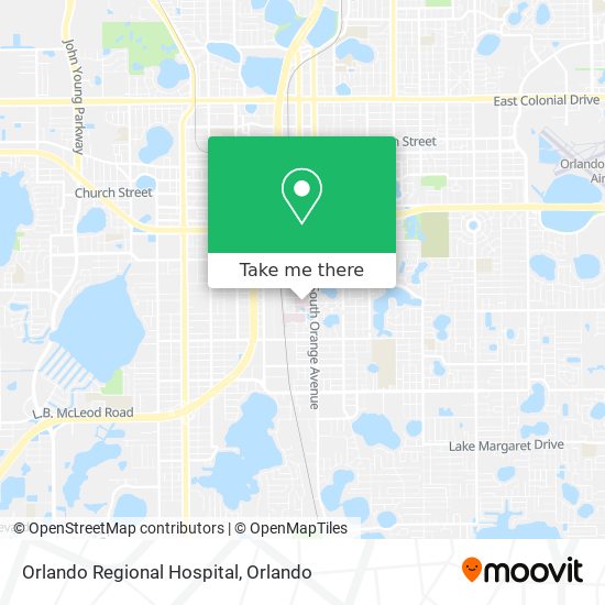 Mapa de Orlando Regional Hospital