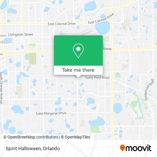 Mapa de Spirit Halloween