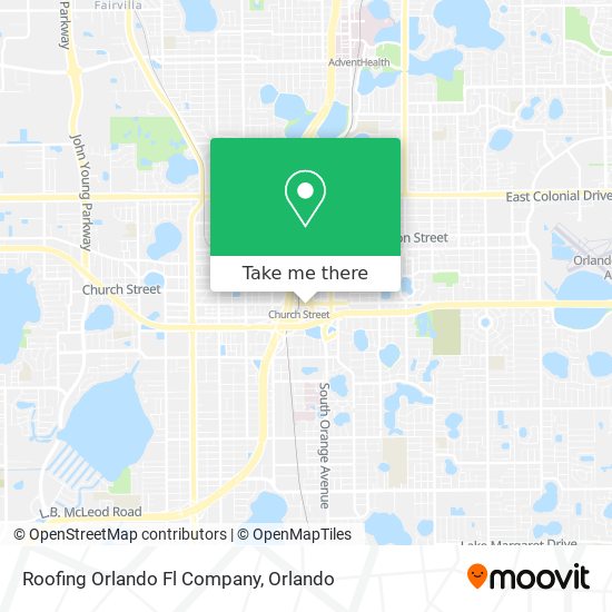 Roofing Orlando Fl Company map