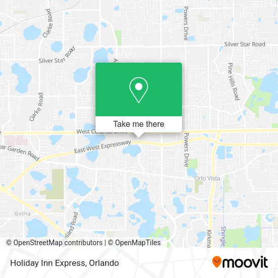 Holiday Inn Express map