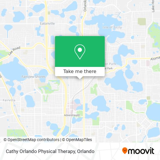 Mapa de Cathy Orlando Physical Therapy