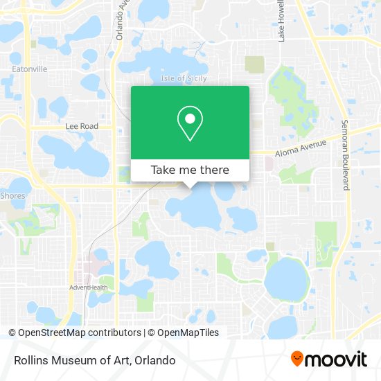 Mapa de Rollins Museum of Art