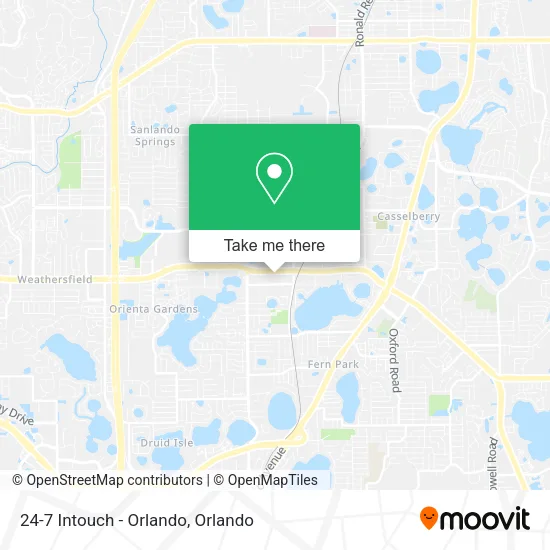 24-7 Intouch - Orlando map