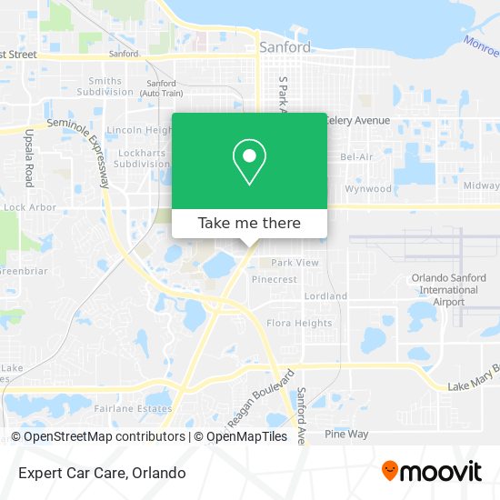 Expert Car Care map