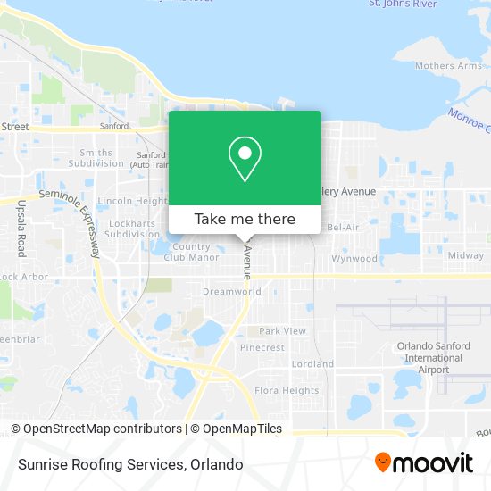 Mapa de Sunrise Roofing Services