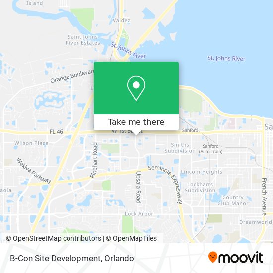 B-Con Site Development map