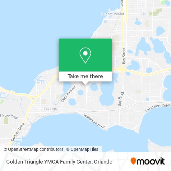 Golden Triangle YMCA Family Center map