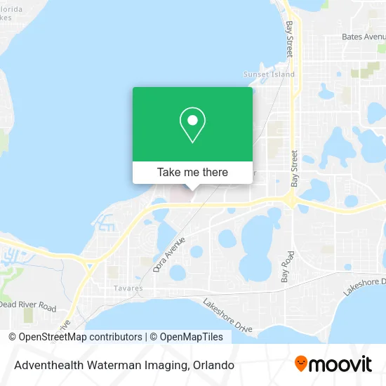 Adventhealth Waterman Imaging map