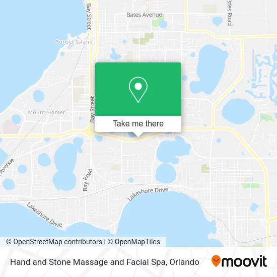 Hand and Stone Massage and Facial Spa map