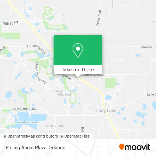 Rolling Acres Plaza map