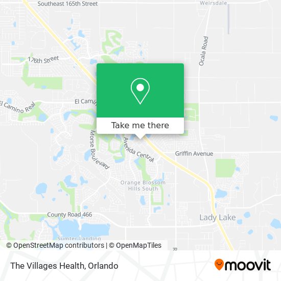 The Villages Health map