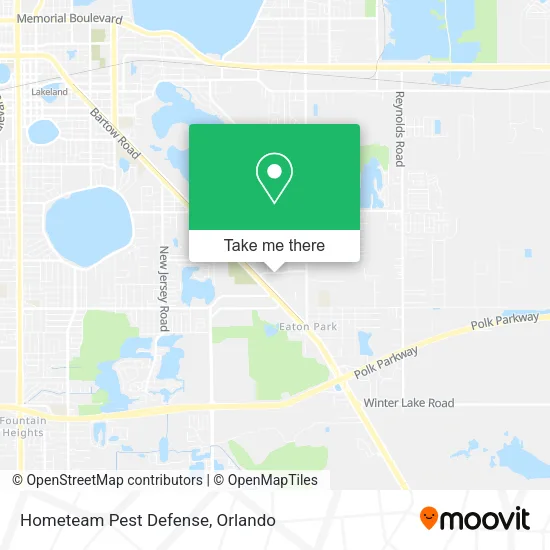 Hometeam Pest Defense map
