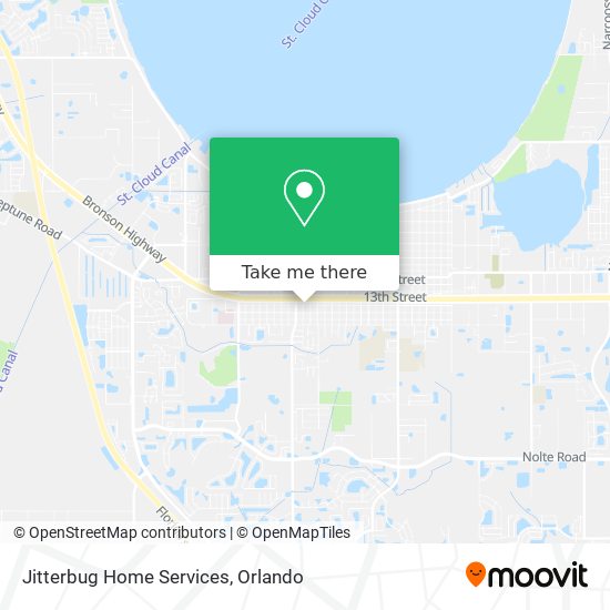 Jitterbug Home Services map