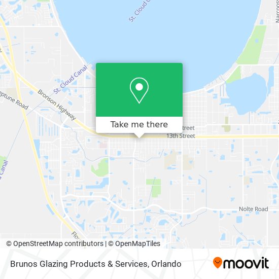 Brunos Glazing Products & Services map