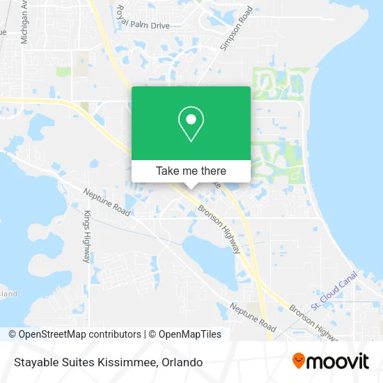 Mapa de Stayable Suites Kissimmee
