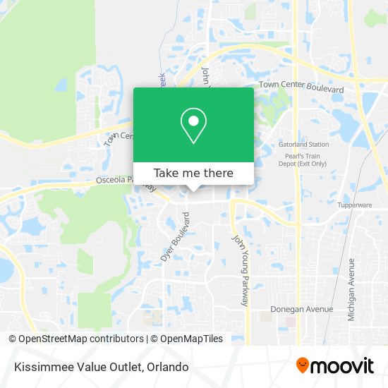 Kissimmee Value Outlet map