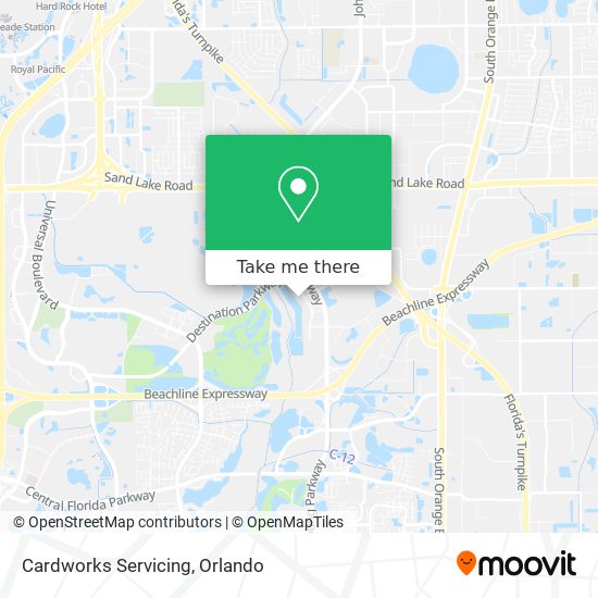 Cardworks Servicing map