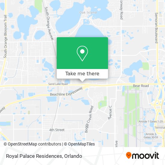 Mapa de Royal Palace Residences