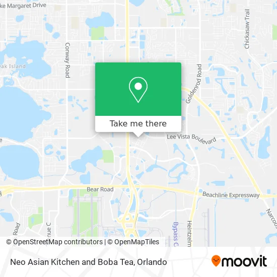 Mapa de Neo Asian Kitchen and Boba Tea