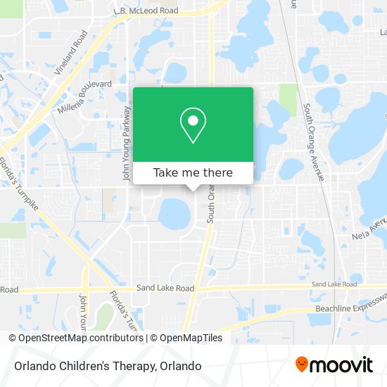 Orlando Children's Therapy map