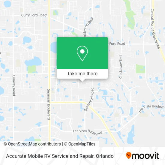 Accurate Mobile RV Service and Repair map