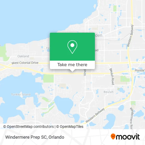 Windermere Prep SC map