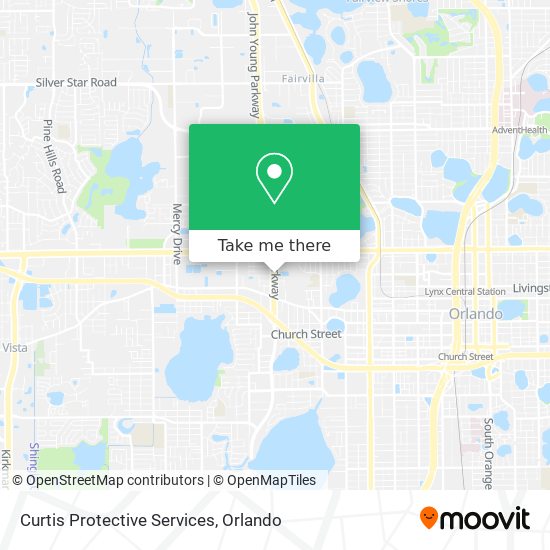 Curtis Protective Services map