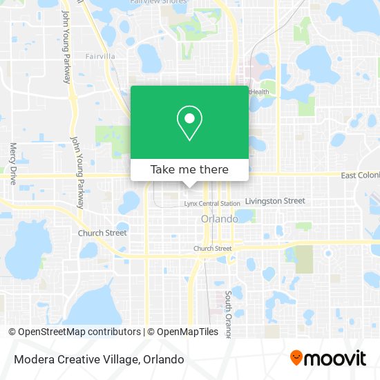 Modera Creative Village map