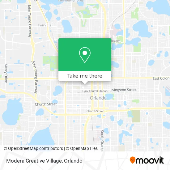Mapa de Modera Creative Village