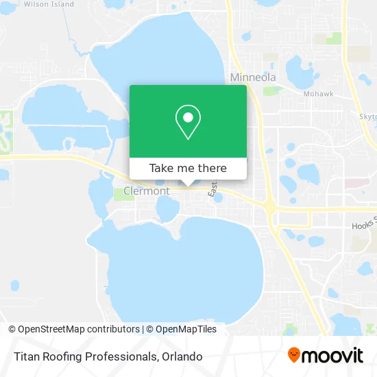 Titan Roofing Professionals map