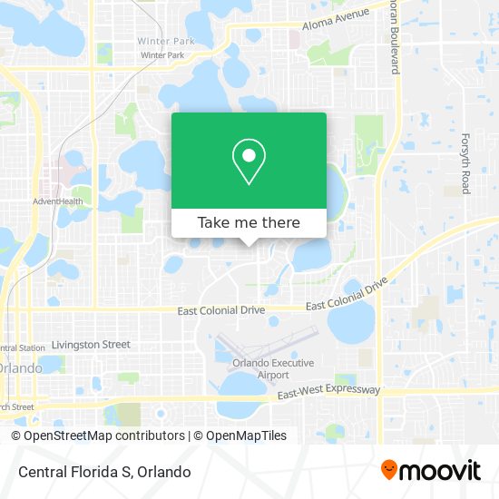 Mapa de Central Florida S
