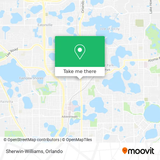 Sherwin-Williams map