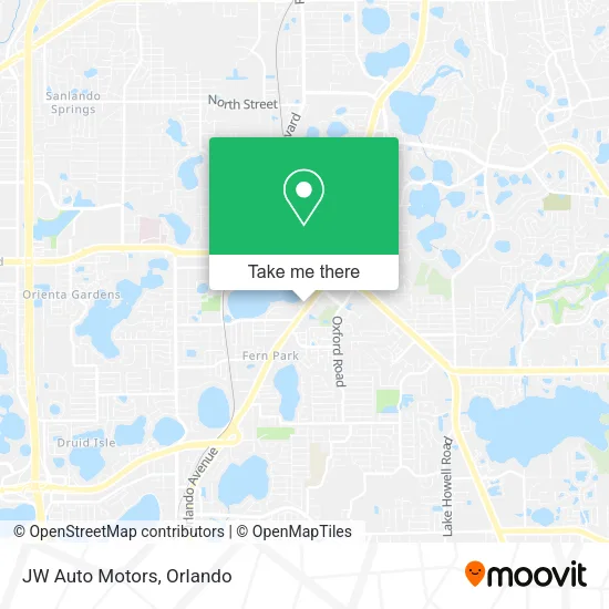 JW Auto Motors map